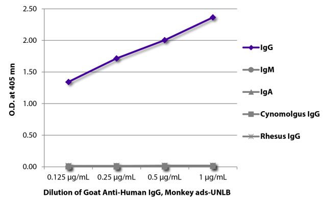 Image: Goat IgG anti-Human IgG (Fc)-unconj., MinX Mo