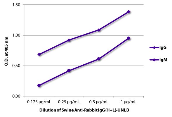 Image: Swine IgG anti-Rabbit IgG (H+L)-unconj., MinX none