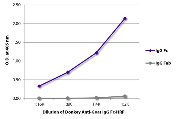 Abbildung: Esel IgG anti-Ziege IgG (Fc)-HRPO, MinX keine